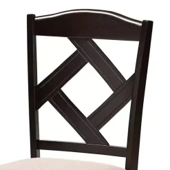 New Kirklands Home Sandy Beige Diamond Back 7-pc. Dining Set