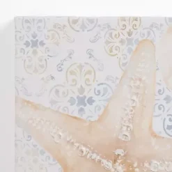 Sale Kirklands Home Sandy Seashells Canvas Art Prints, Set of 2