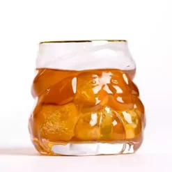 Best Kirklands Home Santa Figural Drinking Glass Clear