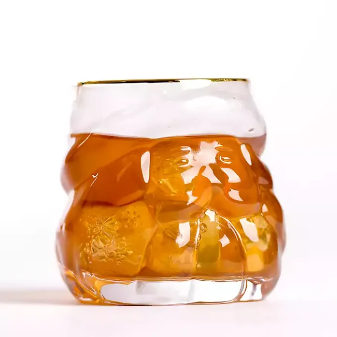 Best Kirklands Home Santa Figural Drinking Glass Clear