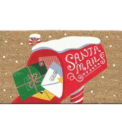Sale Kirklands Home Santa Mail Christmas Coir Doormat