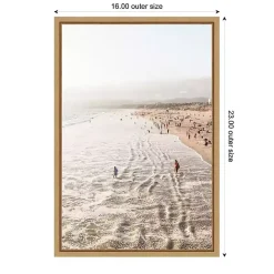 Sale Kirklands Home Santa Monica Beach Framed Canvas Art Print
