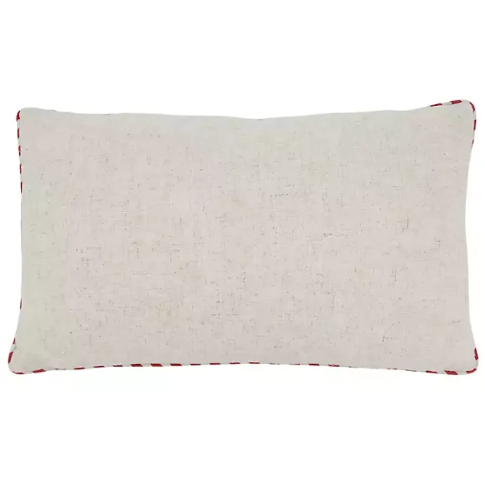 New Kirklands Home Santa with Truck and Trailer Pillow