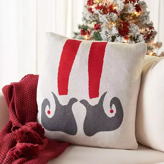 Sale Kirklands Home Santa's Helpers Feet Pillow