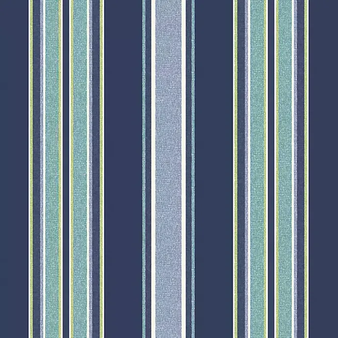 Best Kirklands Home Sapphire Aurora Stripe Outdoor Lumbar Pillow