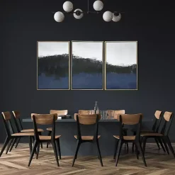 New Kirklands Home Sapphire Framed Canvas Art Prints, Set of 3