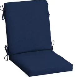 Sale Kirklands Home Sapphire Leala Luxe Outdoor Dining Chair Cushion Blue