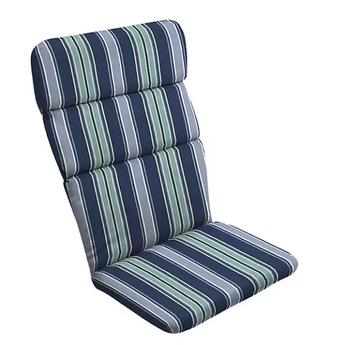 Best Kirklands Home Sapphire Stripe Outdoor Adirondack Cushion Blue