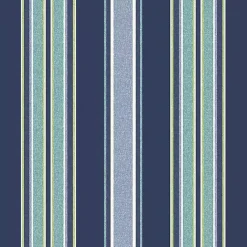 Best Kirklands Home Sapphire Stripe Outdoor Adirondack Cushion Blue