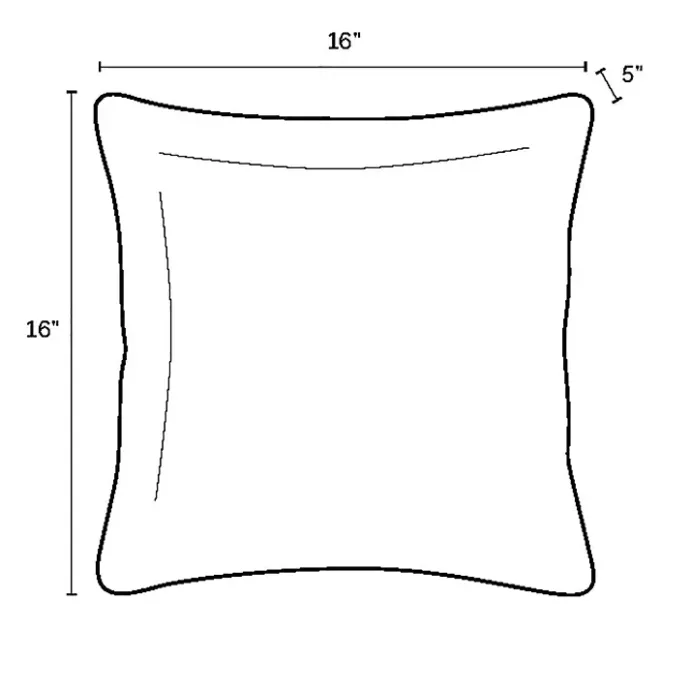 Sale Kirklands Home Sapphire Texture Outdoor Pillows, Set of 2 Blue