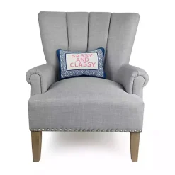 Kirklands Home Sassy and Classy Needlepoint Throw Pillow