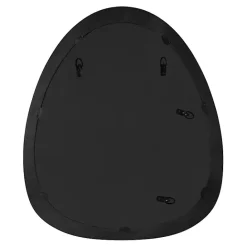 Outlet Kirklands Home Satin Black Asymmetrical Wall Mirror