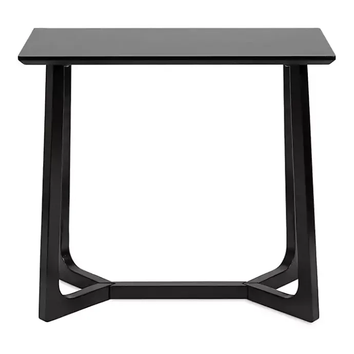 Best Kirklands Home Satin Olivia Console Table Black