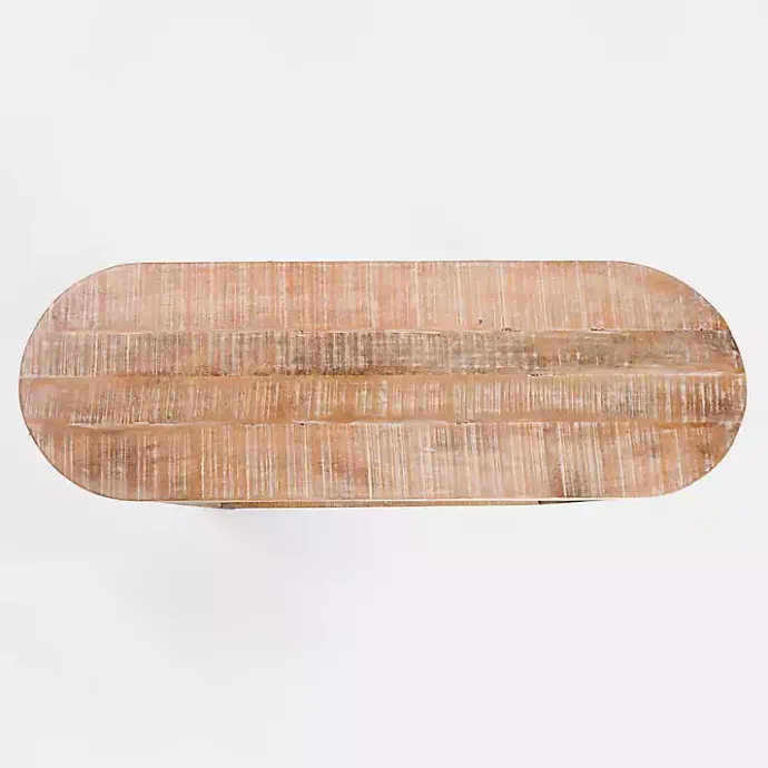 New Kirklands Home Sawmark 2-Drawer Console Table Brown