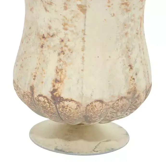 Best Kirklands Home Scalloped Rustic Glass Cup Vases, Set of 2 Brown