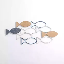 Best Kirklands Home School of Fish Wood and Metal Wall Plaque