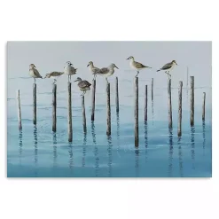 Discount Kirklands Home Sea Bird Break Canvas Art Print Blue
