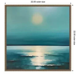 Discount Kirklands Home Sea Sunrise Framed Canvas Art Print
