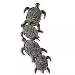 Outlet Kirklands Home Sea Turtle Metal Plaque Black