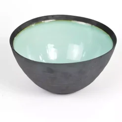 Discount Kirklands Home Seafoam and Onyx Serving Bowl