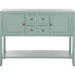 Sale Kirklands Home Seafoam 4-Drawer Charlotte Sideboard Green