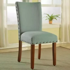 Clearance Kirklands Home Seafoam Parsons Chairs, Set of 2 Green