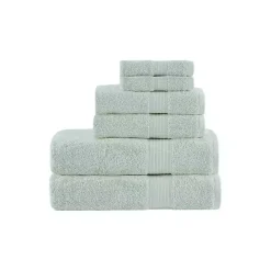 Outlet Kirklands Home Seafoam Organic Cotton 6-pc. Towel Set Blue