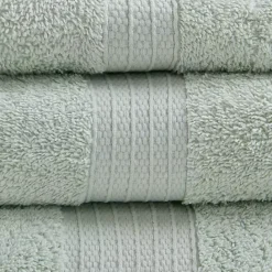 Outlet Kirklands Home Seafoam Organic Cotton 6-pc. Towel Set Blue
