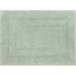 New Kirklands Home Seaglass Reversible Cotton Bath Mat, 45 in. Green