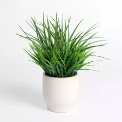 Sale Kirklands Home Seagrass Arrangement in White Pot