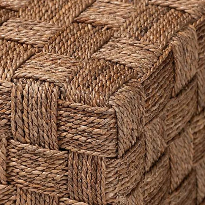 Outlet Kirklands Home Seagrass Wrapped Coffee Table Brown