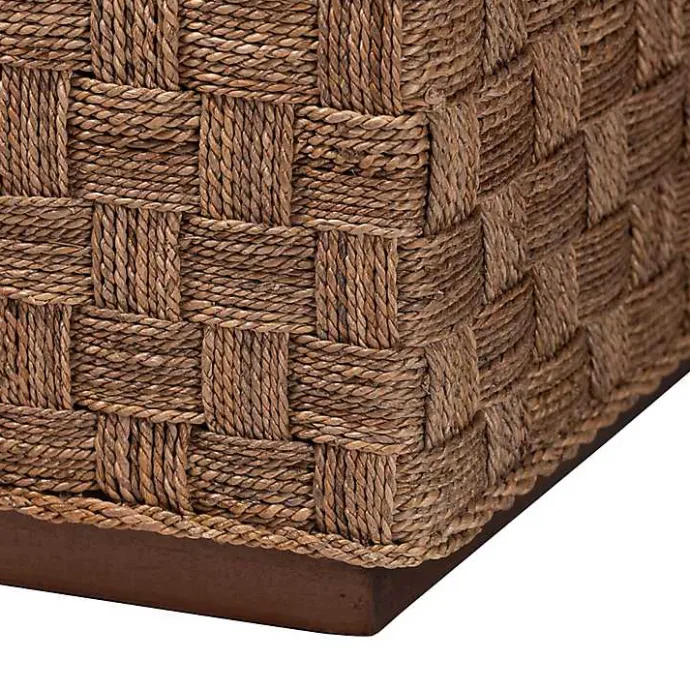Outlet Kirklands Home Seagrass Wrapped Coffee Table Brown