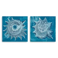 Kirklands Home Seashore Canvas Art Prints, Set of 2 Blue