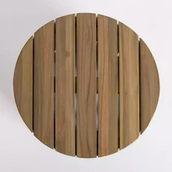 Best Kirklands Home Seaside Outdoor Accent Table Brown