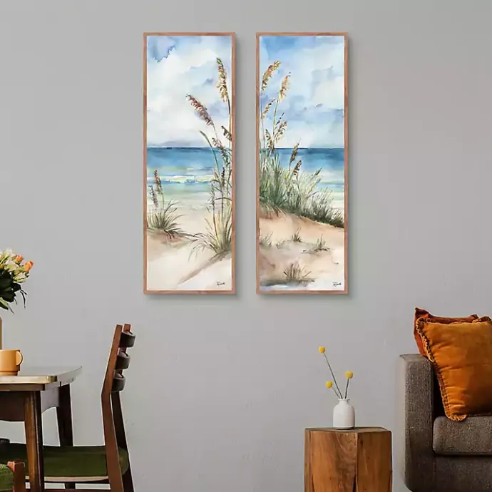 Clearance Kirklands Home Seaview Panel I & II 2-pc. Canvas Art Print Set Blue