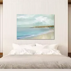 Hot Kirklands Home Secluded Beach Canvas Art Print Multi