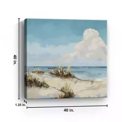 Best Kirklands Home Secret Sands Shoreline Canvas Art Print Blue