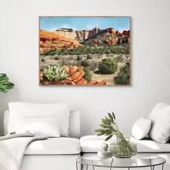 Clearance Kirklands Home Sedona Framed Canvas Art Print