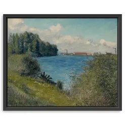 New Kirklands Home Seine at Argenteuil Framed Canvas Art Print