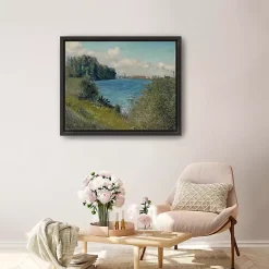 New Kirklands Home Seine at Argenteuil Framed Canvas Art Print