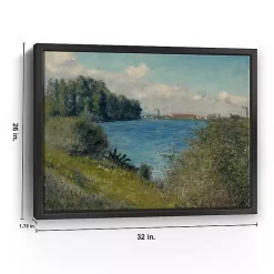 New Kirklands Home Seine at Argenteuil Framed Canvas Art Print