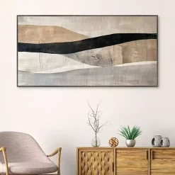 Kirklands Home Serene Abstract Landscape Framed Canvas Art Print