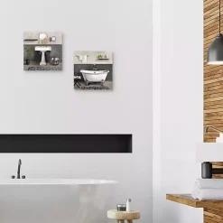 Outlet Kirklands Home Serene Bath 2-pc. Canvas Art Print Set