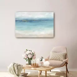 Hot Kirklands Home Serene Sea Abstract Canvas Wall Art