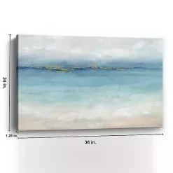 Hot Kirklands Home Serene Sea Abstract Canvas Wall Art