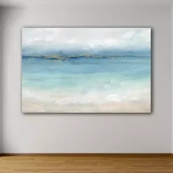Online Kirklands Home Serene Sea Landscape Giclee Canvas Art Print Blue