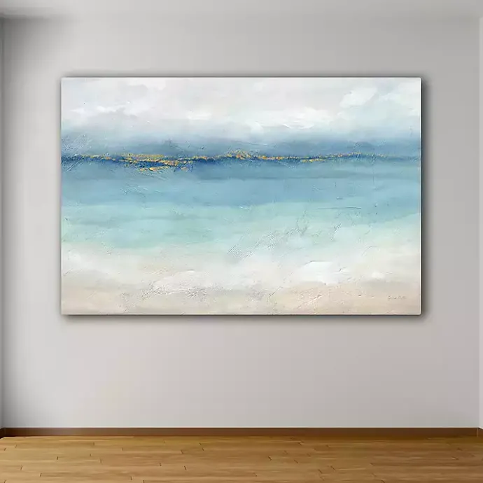 Online Kirklands Home Serene Sea Landscape Giclee Canvas Art Print Blue
