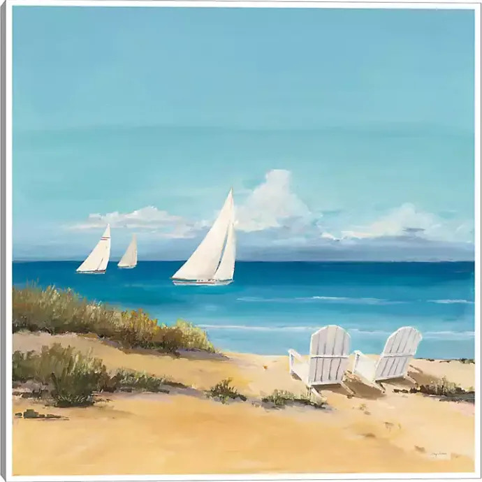 Sale Kirklands Home Setting Sail Framed Canvas Art Print