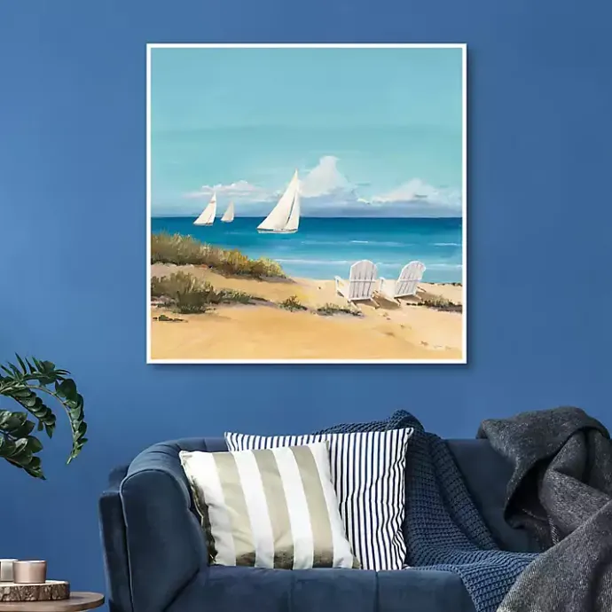 Sale Kirklands Home Setting Sail Framed Canvas Art Print