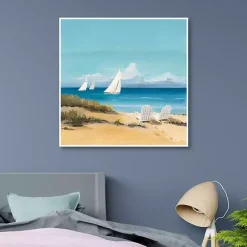 Sale Kirklands Home Setting Sail Framed Canvas Art Print